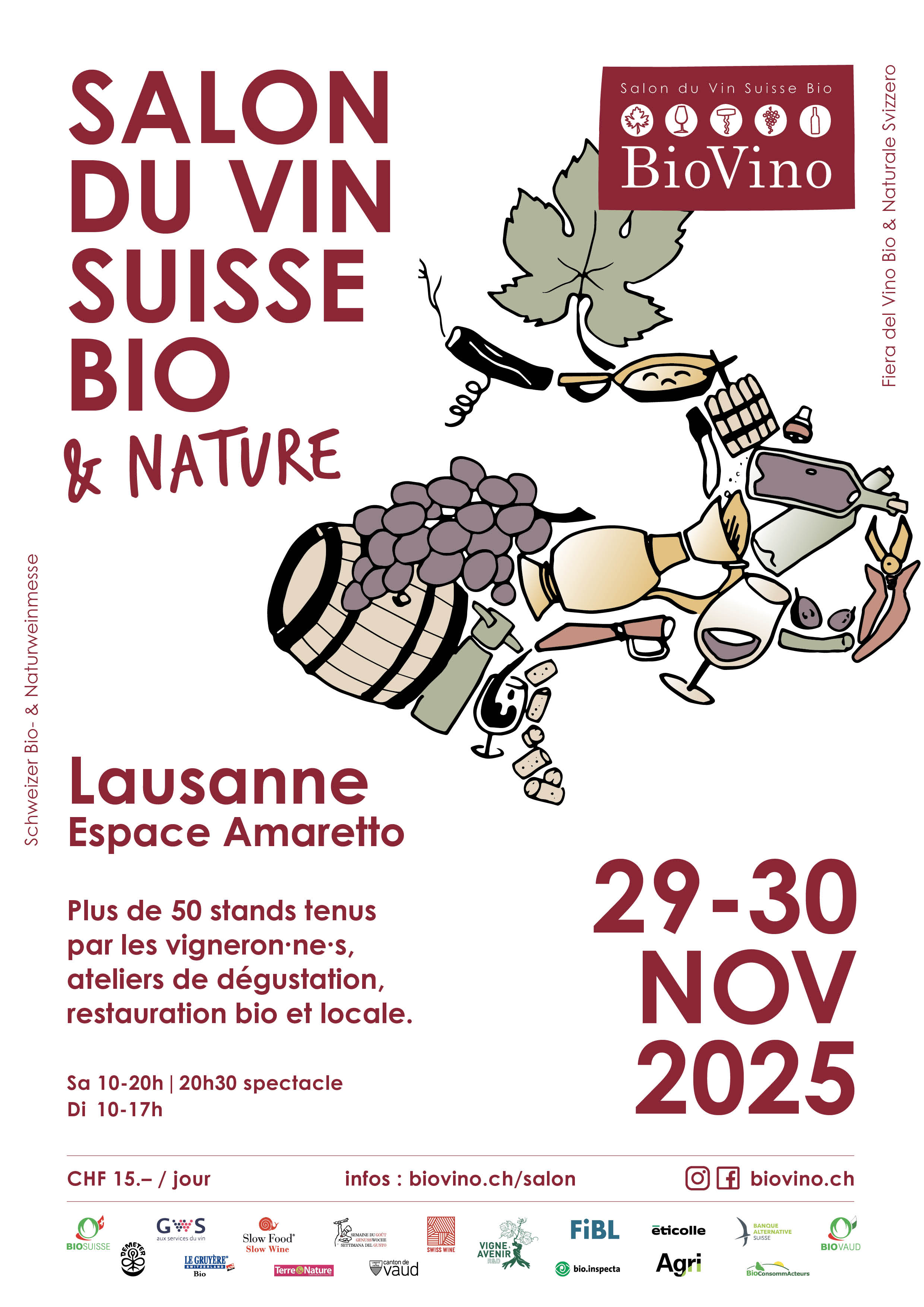 affiche Biovino